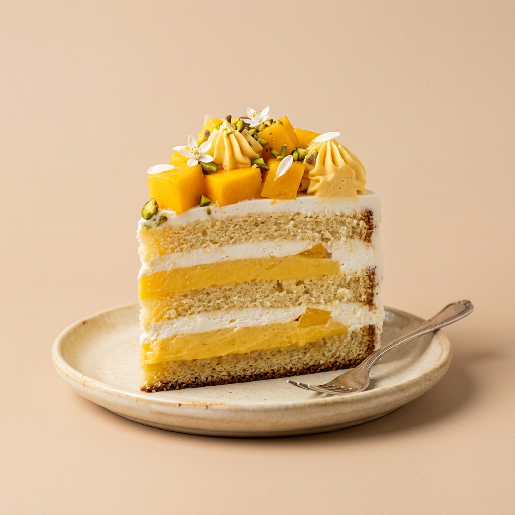 Mango Cream Cake
