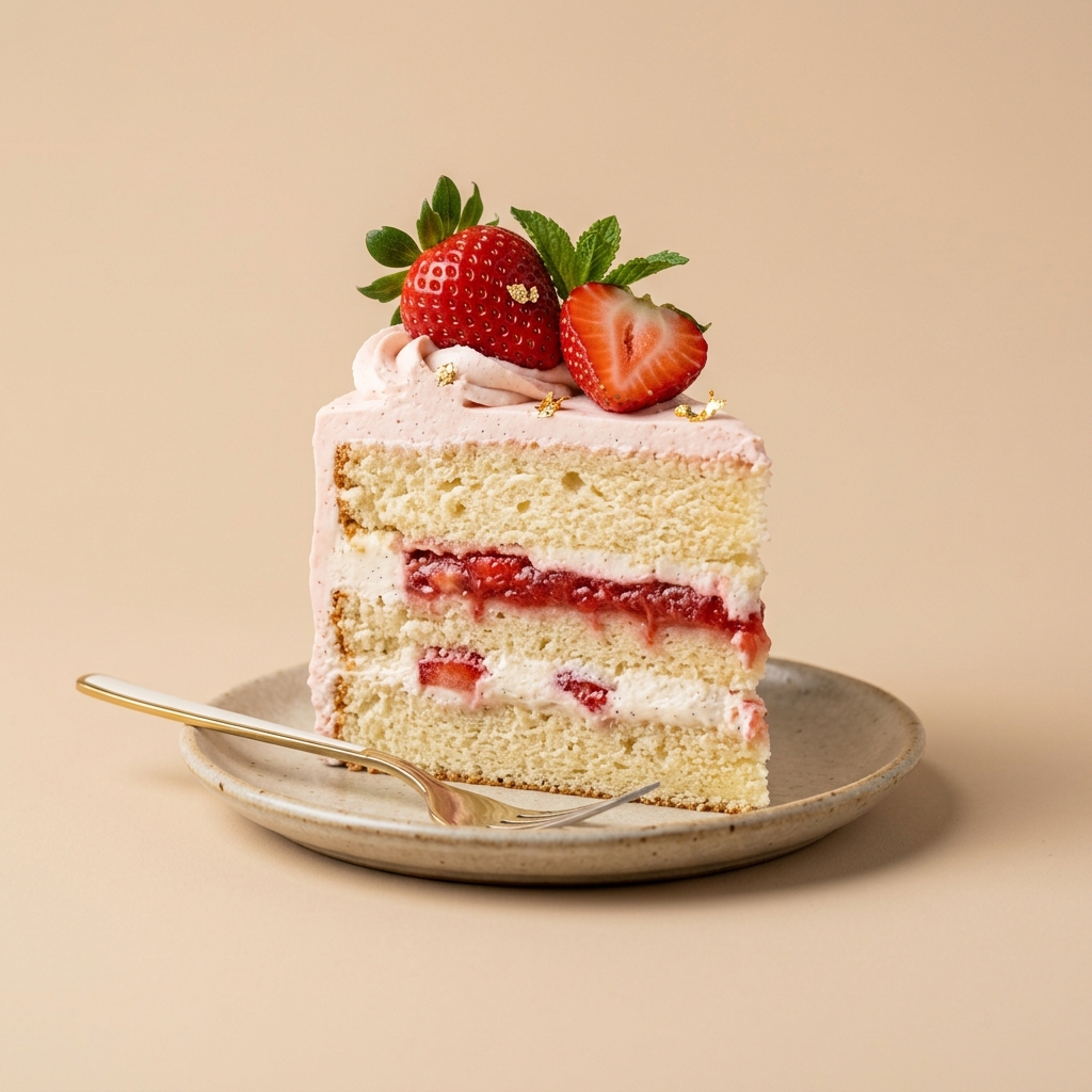 Strawberry Cream Cake